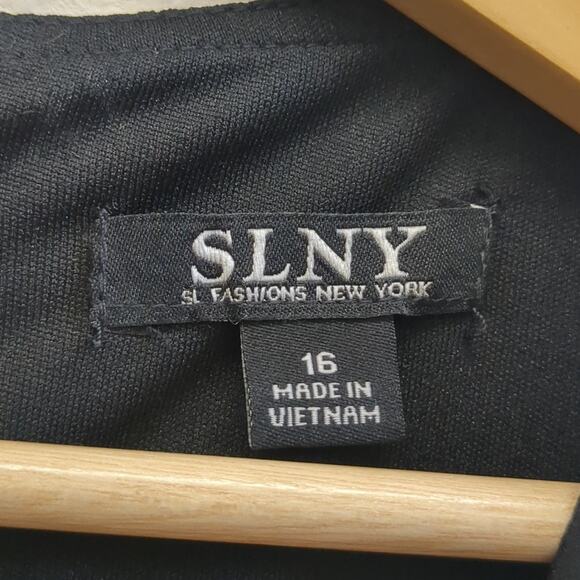 NWT SLNY Pink Asymmetrical Halter Cocktail Dress - Picture 2 of 7